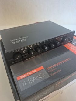 POWERBASS 4 BAND EQUALIZER 10 VOLTS MAX OUTPUT