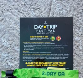 DAY TRIP FESTIVAL GA TICKET