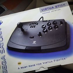 Virtua Stick Arcade Joystick complete in box- Sega Saturn MK-80112 Excellent Condition