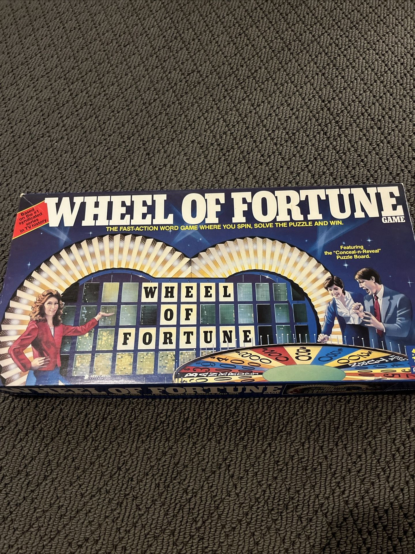 Vintage Wheel Of Fortune Board Game