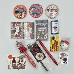 Lot of Vintage Anaheim Angels Memorabilia