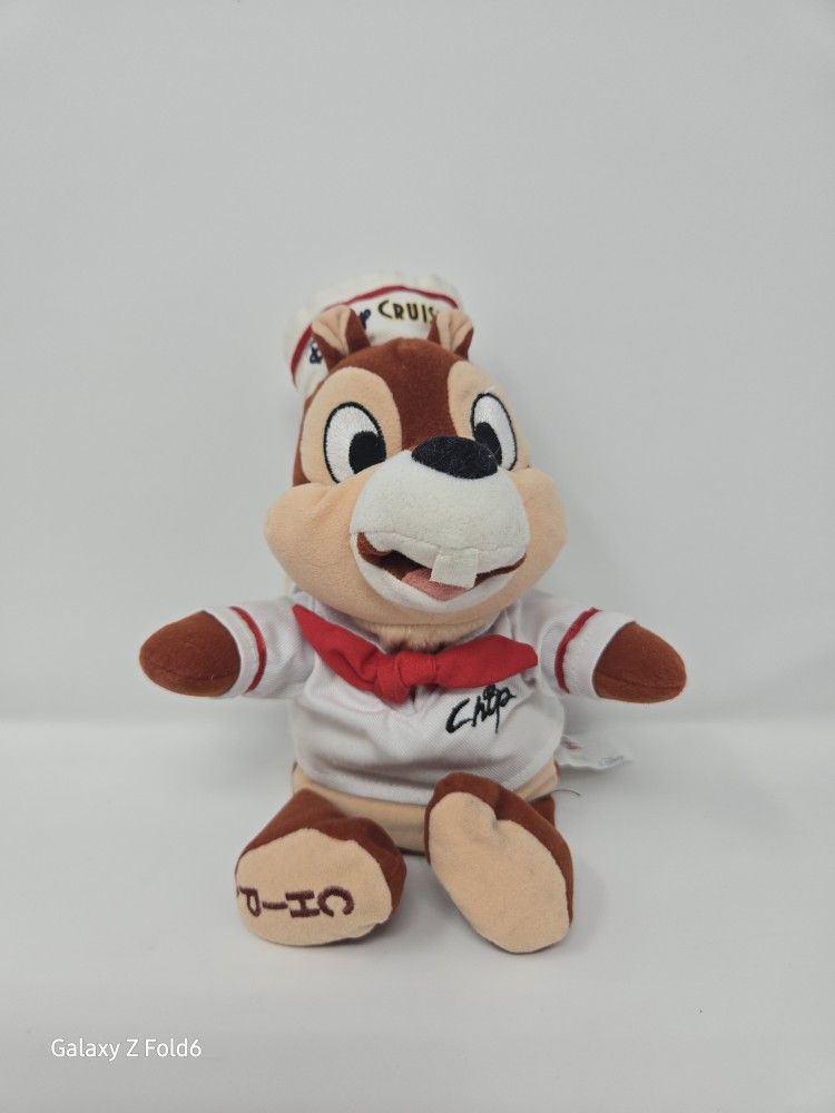 Vintage with tags
Disney cruise line Plush Dale white chipmunk 10'