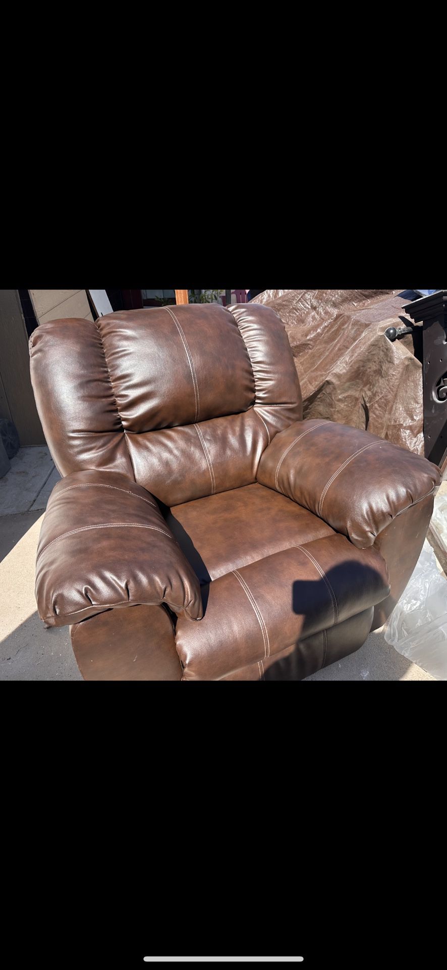 Lazy Boy Brown Leather Recliner 