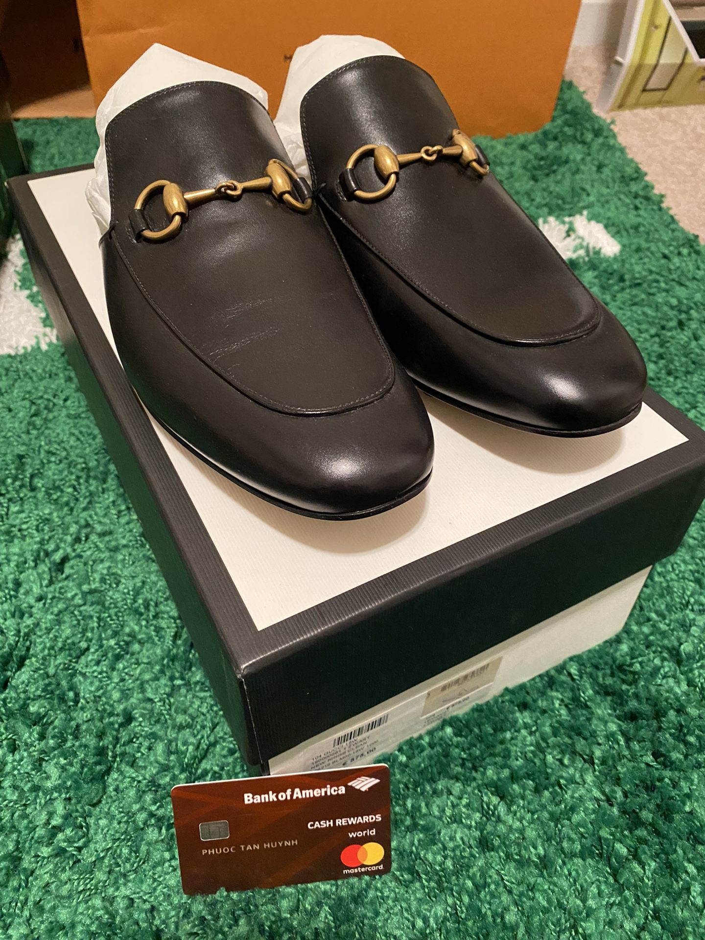 Gucci Princetown Leather Slippers (G8)