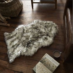 Faux Small Rug Decor 24in X 35in