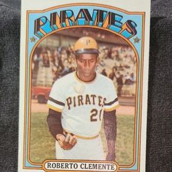 1972 Topps Baseball Roberto Clemente 