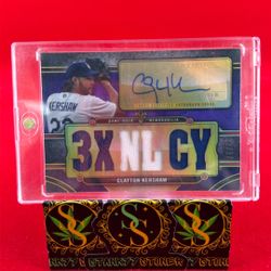 2024 TOPPS CLAYTON KERSHAW AUTO RELIC JERSEY MATCH #22/27 EBAY 1/1 3K 3000 HOF