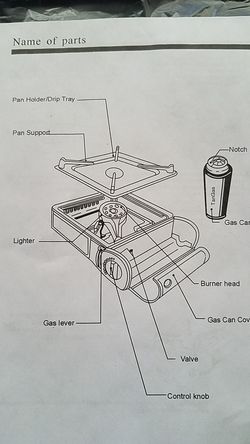 Portable gas range