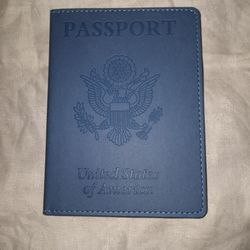 New Blue Passort Cover