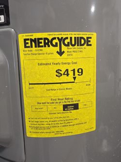 Rheem 45 Gallon Electric Water Heater – Works Perfect – 2025 Inspected