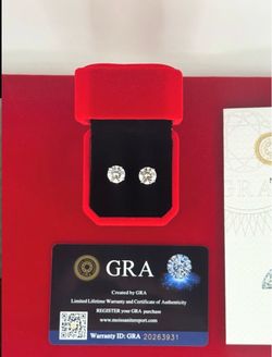 Moissanite Stud Earrings