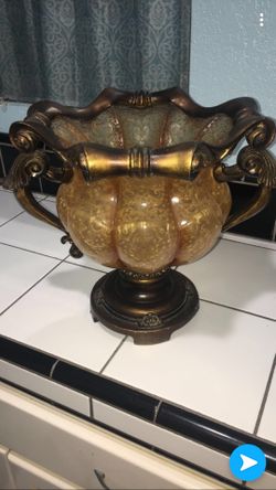 Beautiful gold vase