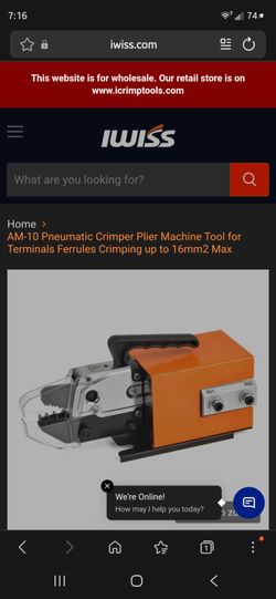 VEVOR Pneumatic Crimping Tool Am-10