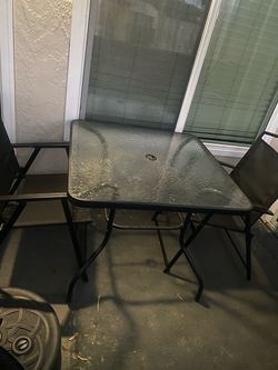 Mainstays Albany Lane 6-Piece Steel Outdoor Patio Dining Set with Umbrella