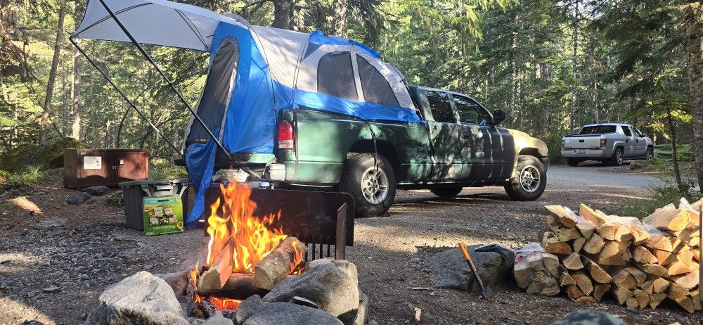 6ft Truck Bed Tent With Truck Bed Airmattress