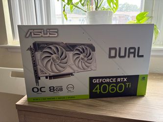 4060ti 8gb Asus Dual White