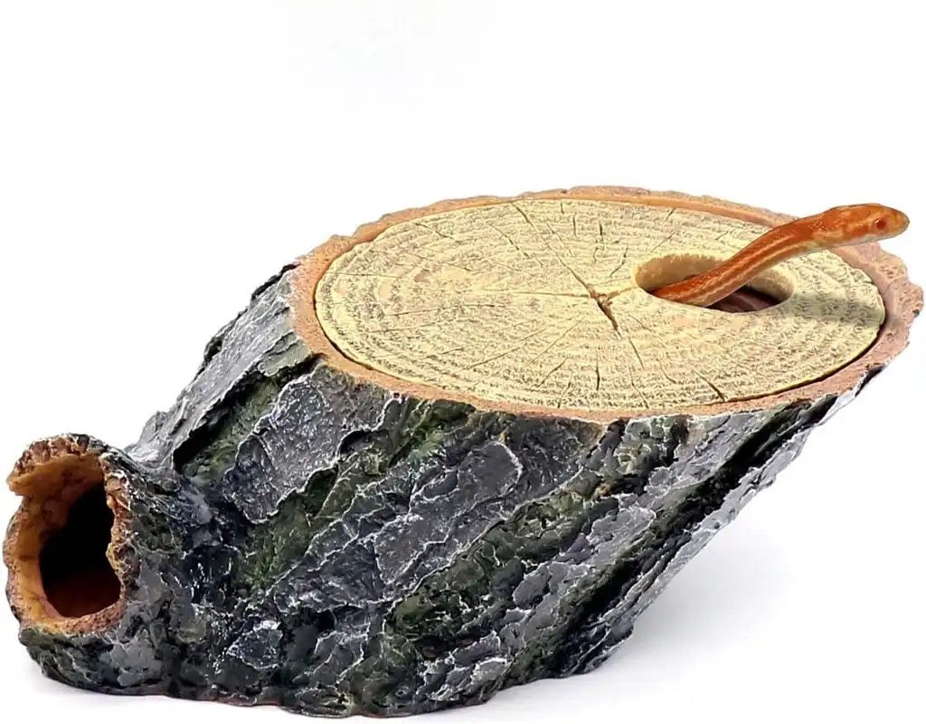 Snake Hide And Basking Tree Roots Cave For Terrariums