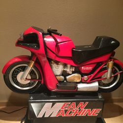 Vintage Arcade Motorcycle Ride Kiddie Ride Coin Operated