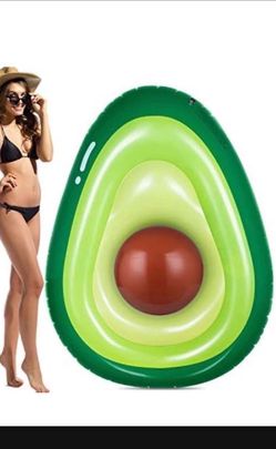 Inflatable Avocado pool float large