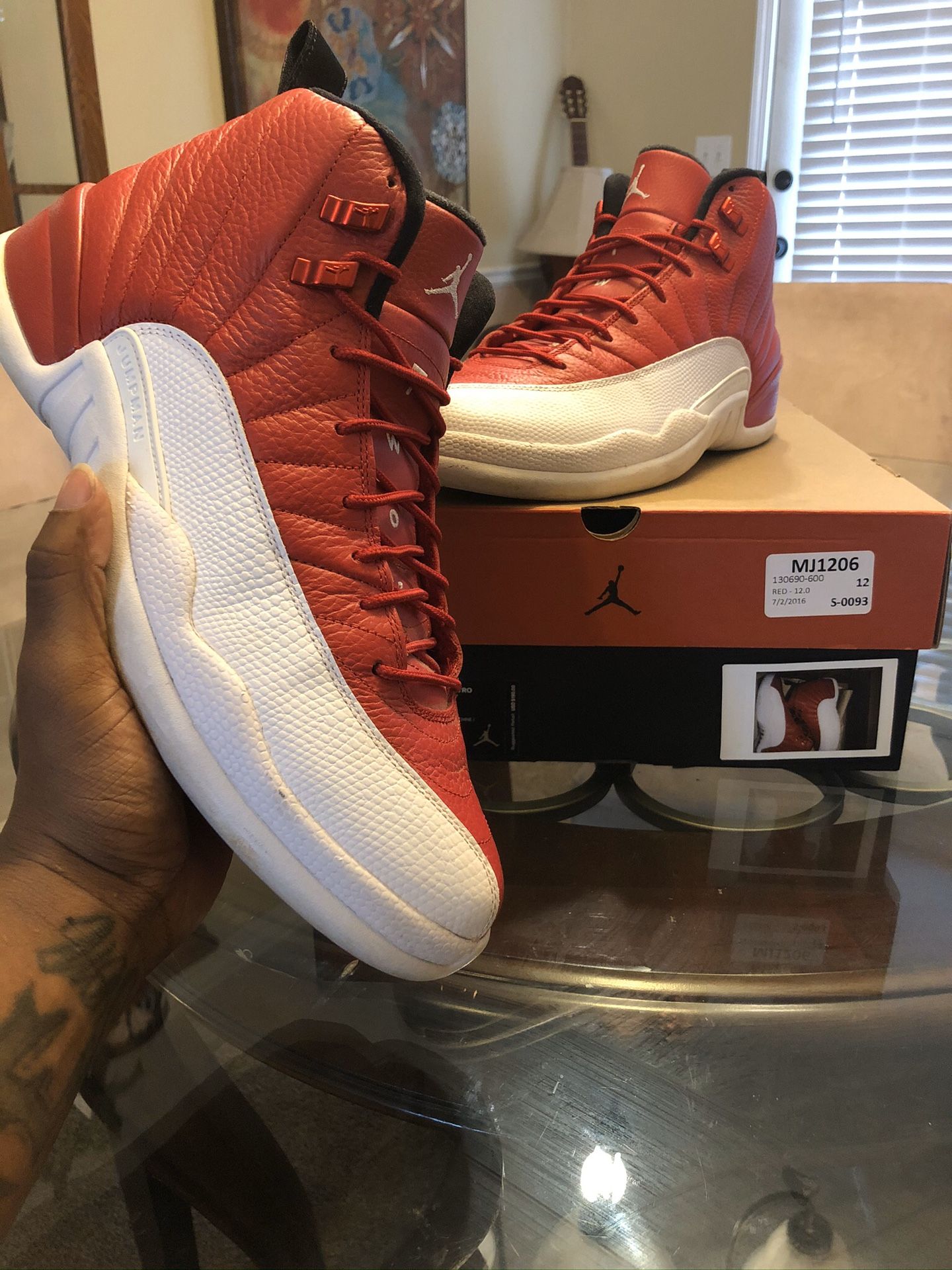 Jordan 12 Gym Red