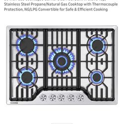 30” Gas Cooktop