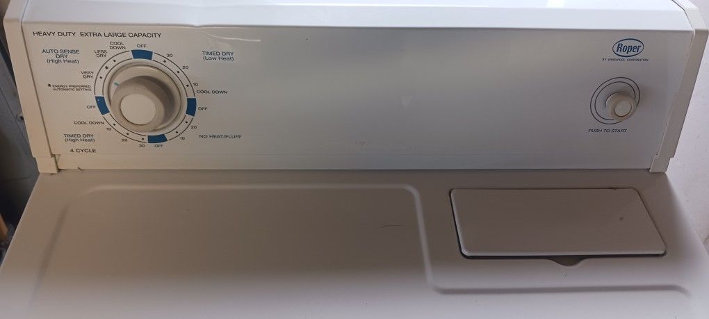 White Whirlpool/ Roper Electric Dryer