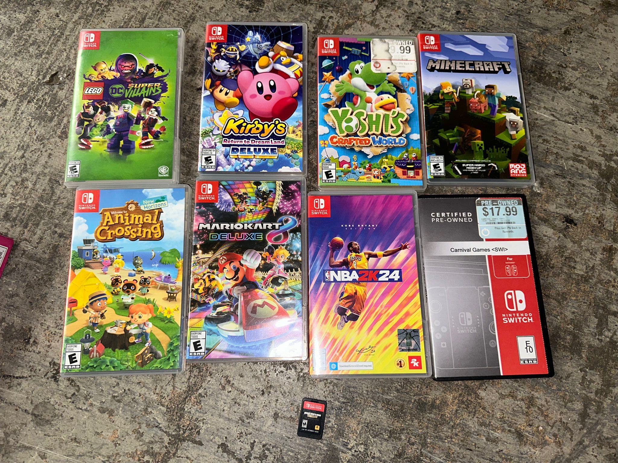 Nintendo Switch 9 Game Bundle Pack 