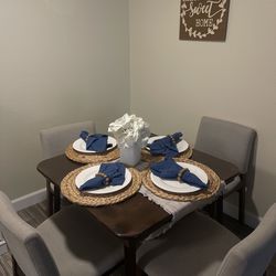 4  chair dining table