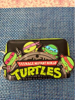 Loungefly Teenage Mutant Ninja Turtles Sewer Cap Zip Around Wallet