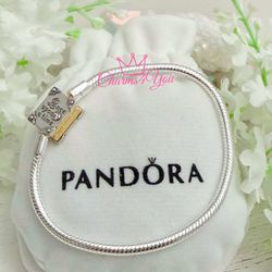 Pandora style bracelet !!  925 sterling silver.