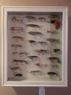 Fishing Lures Shadow Box