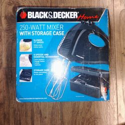 Black And Decker 250 Watt Mixer With Case