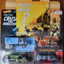 Hotwheels Premium 2019 Pop Culture Star Wars Set