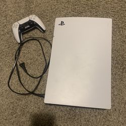 PS5 Digital Edition Console White With Controller