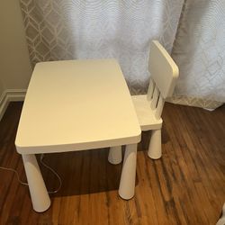 Mesita Y Silla Para Niños