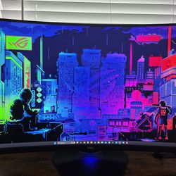 Dell 32 Inch Curved Monitor S3222DGM