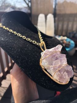 Amethyst Copper Necklace 