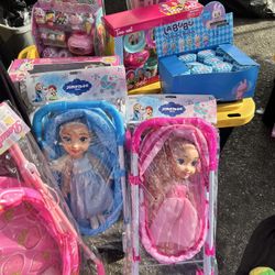 Frozen Baby And Stroller New $20