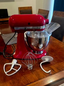 Red KitchenAid Mixer 5QT