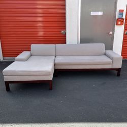 FREE DELIVERY- Mid-Century MCM Sectional Sofa Couch by West Elm - Retail $3k