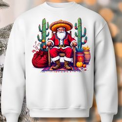 Hispanic Santa Claus Christmas Navidad Shirt Sweater