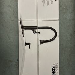 KOHLER Kanan Matte Black Single Handle Deck-mount Pull-down Kitchen Faucet with Sprayer