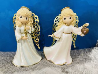 Angels Of Peace Precious Moments Set Of 2 Figures
