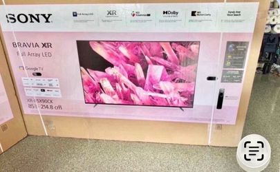 85 TV Sony 120 Hz Furay LED TV smart 4K HDTV $55 down on Financing for delivery six month warranty