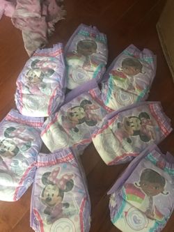 Pull ups size 3t-4t lot of 8