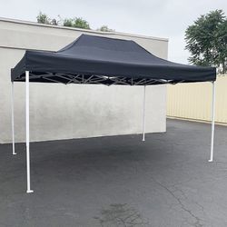 (New) $155 Large 10x15 FT Heavy-Duty Popup Canopy Instant Shade Quick Open with Carry Bag 