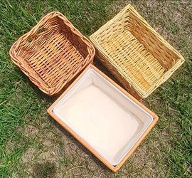 Set of 3 Woven Storage Baskets