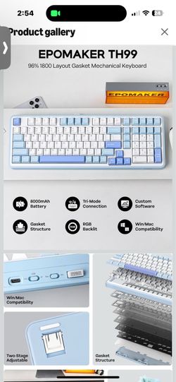 Epomaker th99 mechanical keyboard