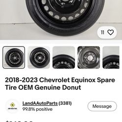 Equinox Spare New Never Used Spare Tire 