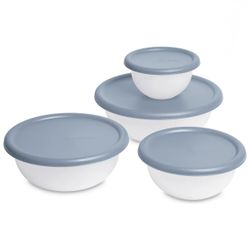 Sterilite 8-Piece Covered Bowl Set